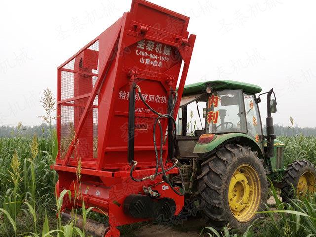 小麥秸稈回收機不堵塞，吞吐量較大，作業(yè)效率高